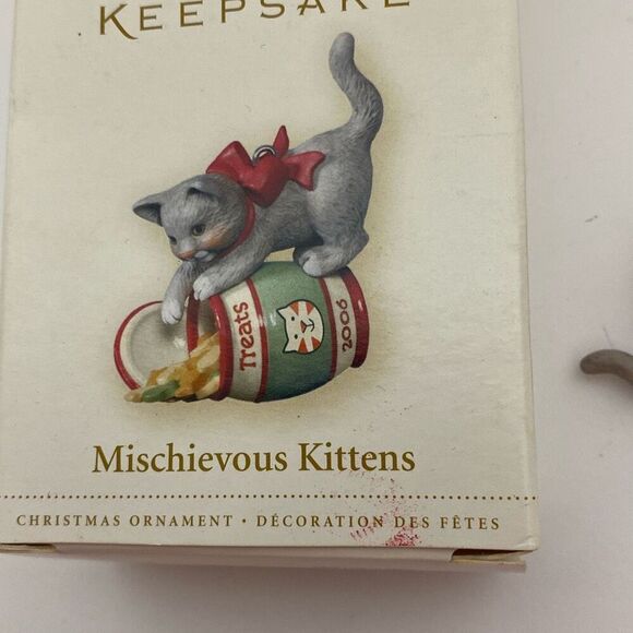 Hallmark Keepsake Ornament 2006 Mischievous Kittens Collectors Series Edition 8 - Picture 4 of 6